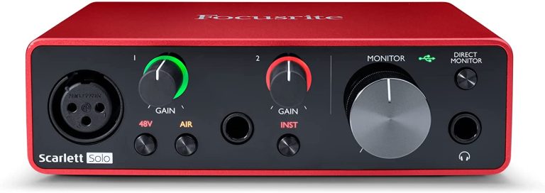 Focusrite Scarlett Solo (3rd Gen) USB Audio Interface