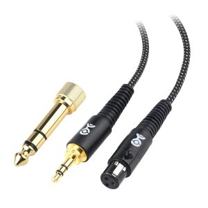 Cable Matters Premium Braided 3.5mm to Mini XLR Headphone Cable